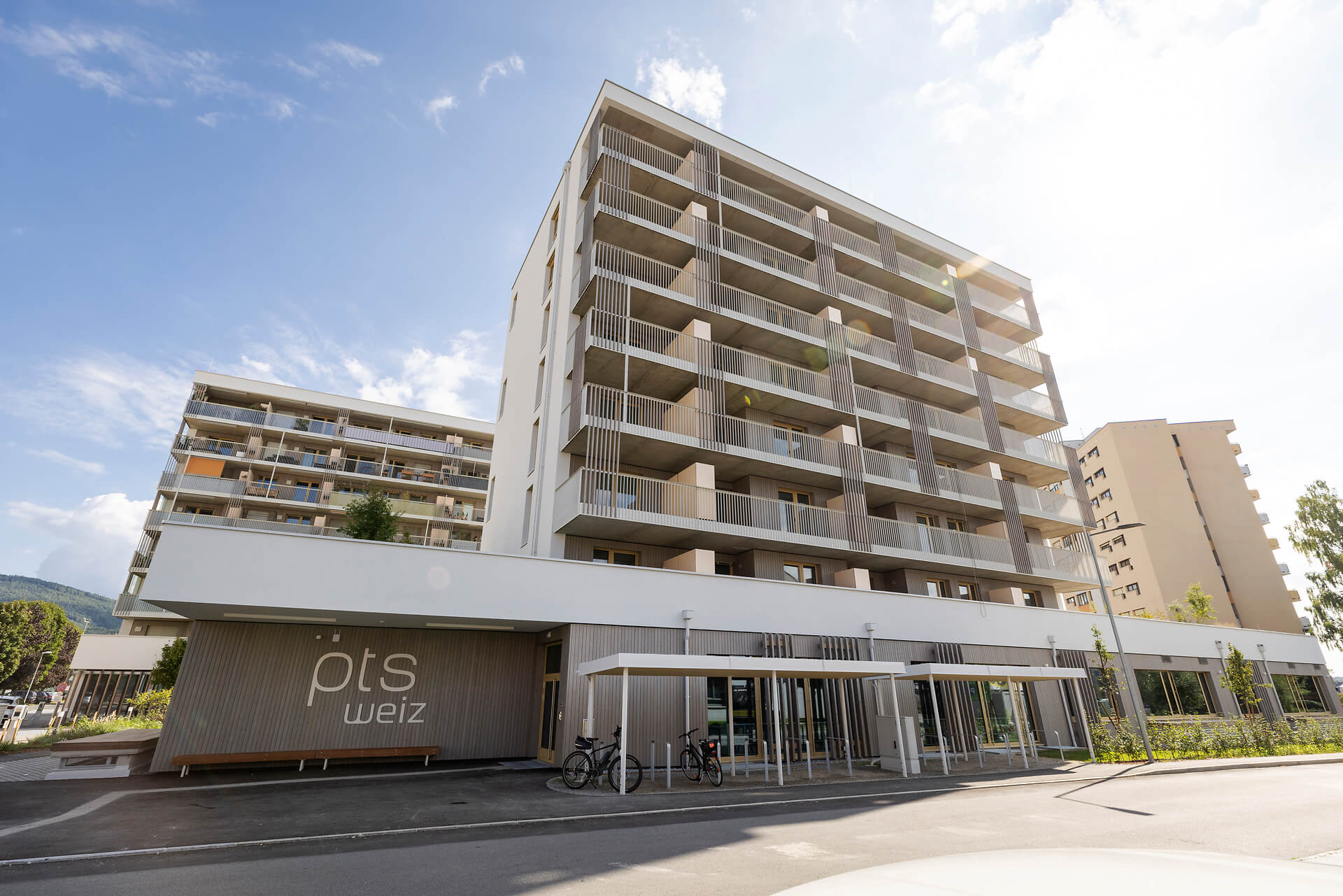 Das Schulgebäude der Poly PTS Weiz